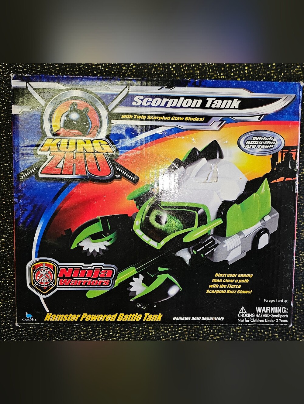 Scorpion Tank Kids Vehicle - Green and White